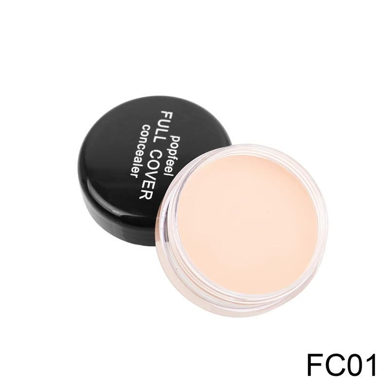 Description Picture 6 of item5 Colors Concealer Foundation Cream Waterproof Lasting Full Coverage Dark Circles Acne Marks Cover Spots Moisturize Face Makeup