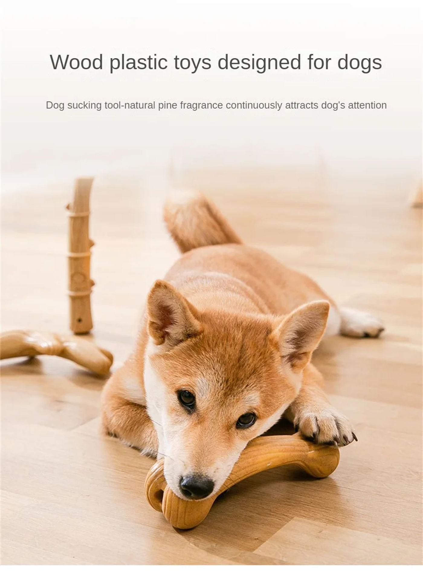 Description Picture 3 of itemPet Dog Chew Toys Antlers Molar Teeth Clean Stick Cute Bone Shape Interactive Toy Pet Game Care Stick Non-Toxic Pet Supplies
