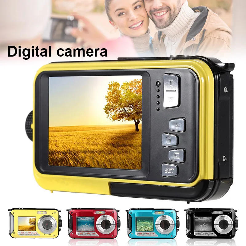 Description Picture 2 of itemNew 48 Million Pixel Dual-screen Underwater Waterproof High-definition Digital Camera Point-and-shoot Digital Camera Vlog Camera