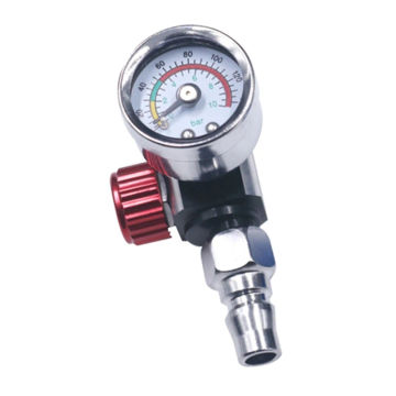 Practical 1/4”  Guns Air Pressure Regulator Gauge for Air  Guns Tools