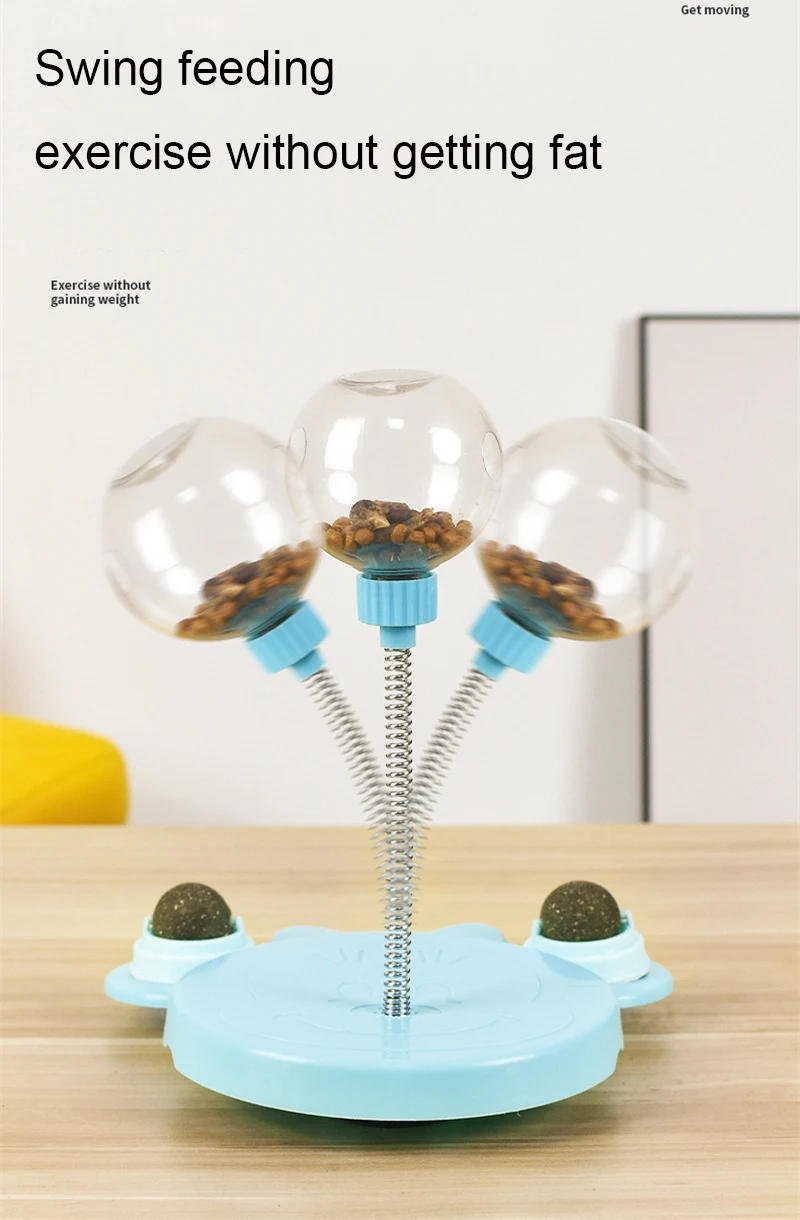 Description Picture 4 of itemPet Puzzle Food Leaking Ball Toy Cat Dog Interactive Treat Leaking Toy Catnip Slow Cat Dog Feeder Fun Pet Products Accessories