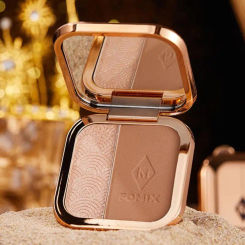 Two-color Highlighting Powder Plate High Gloss Repair Face Contour Disc Natural Stereo Brighten Silhouette Shadow Powder Palette