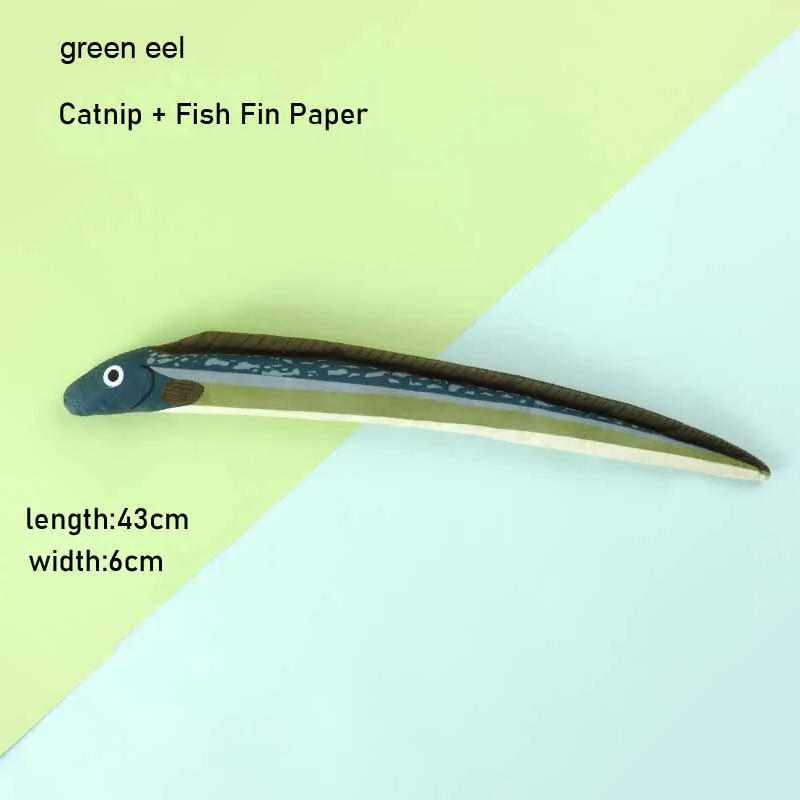 Description Picture 4 of itemCat Toy Simulation Fish Catnip Seafood Fish Self-healing, molar, bite-resistant, funny cat artifact Plush Pillow Cat Self-Happy