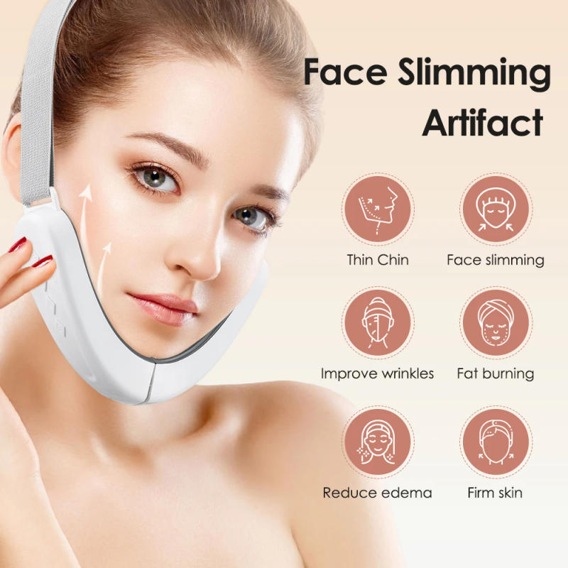 Description Picture 2 of itemMicro-current Face Lifting Machine Belt EMS Skin Massager Home Use Beauty Devices with Voice 5-Mode 12-Level V-Line Chin Tighten