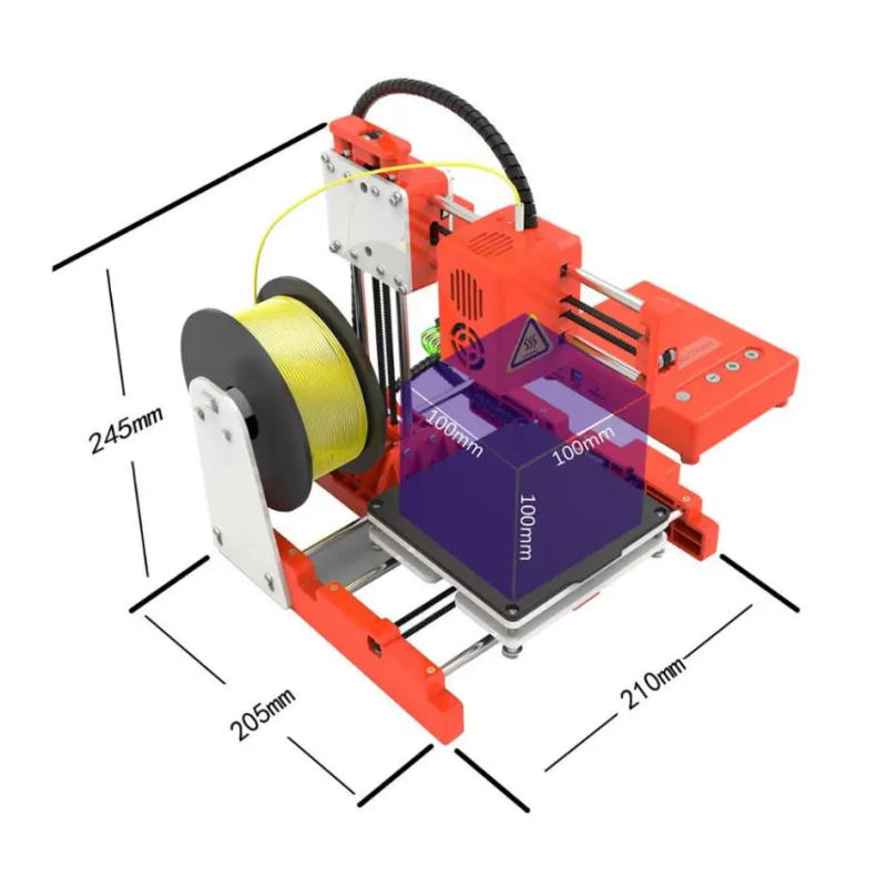 Description Picture 4 of item3D Printer Mini Entry Level Easythreed X1/K7 3D Printing Toy for Kids Personal Education One Key Printing Max Size100*100*100m