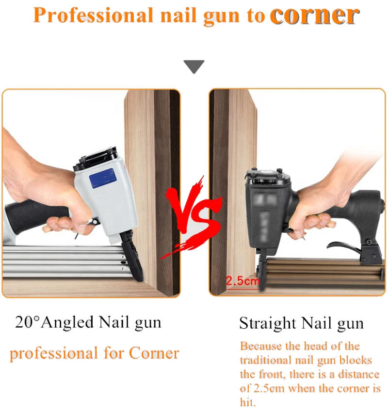 Description Picture 2 of item21 degree 16 ga Angle finish nailer 64MM TX/DX64