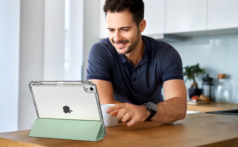 Description Picture 6 of itemZOYU For iPad for iPad Pro 11 12.9 Sliding Detachable Acrylic Case,for iPad 10th 10.9 Air 4 Air 5 10.2 7/8/9 th Gen mini 6 Case