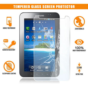 For Samsung Galaxy Tab 7.0 p1000 Tablet Tempered Glass Screen Protector Scratch Resistant Anti-fingerprint HD Clear Film Cover