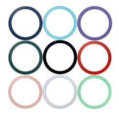 5Pcs For Magsafe Wireless Charging Sticker For iphone 13 Pro Max 12 Mini Mobile Phone Metal Magnetic Macsafe Charger Ring Cover