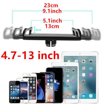 Universal for iPad Air Pro 11 12.9  Iphone Xiaomi Samsung Tablet Stand Holder Laptop Stand Mount Clamp Clip Stand Bracket 4-13in