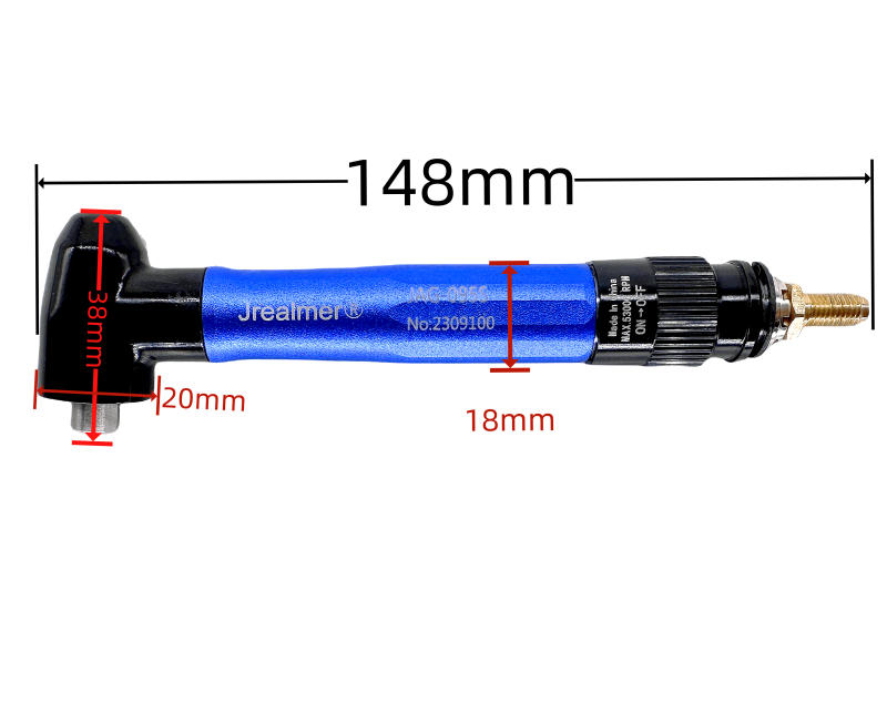 Description Picture 2 of itemJrealmer Fast Speed 3.0/2.35/3.175m Collet 90 Degree With Gears Air Grinder Pneumatic Tool Micro Grinder Grinding Polishing