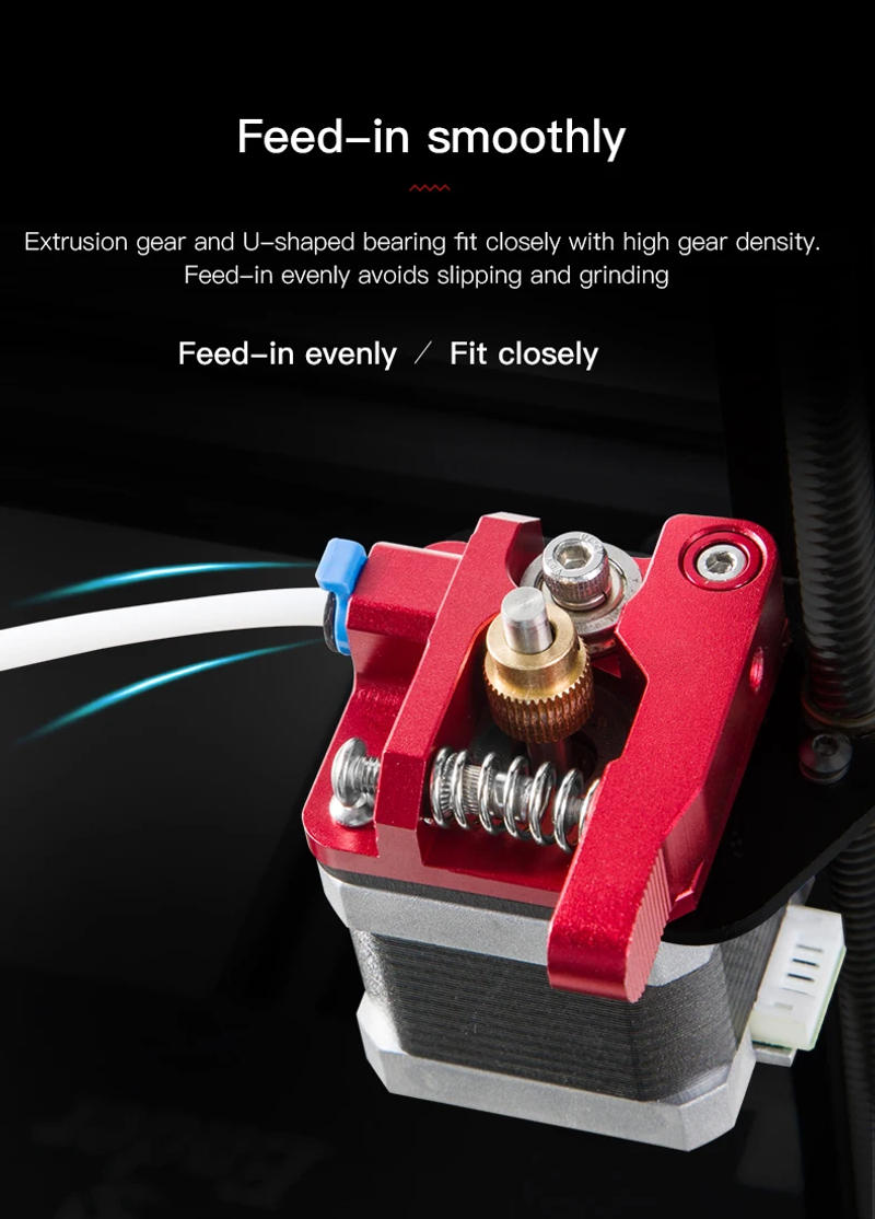 Description Picture 3 of itemCreality 3D Metal Extruder Drive Feeder for Ender-3 /Ender-3 V2/ Ender-3 NEO 1.75mm Filament 3D Printer Parts Metal Extruder Kit