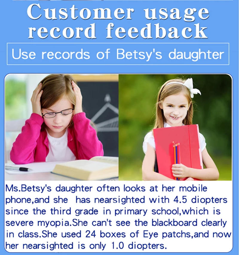 Description Picture 4 of itemNew Quickly Restore Vision Myopia Treatment Eye Care Patch Improve Eye Edema Relieve Fatigue Help Sleeping Focus on Eye Health