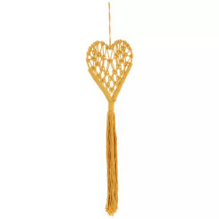 Tassel Heart Macrame Wall Decor