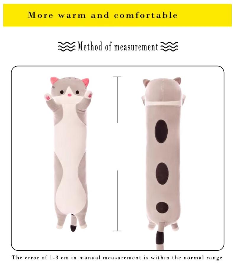 Description Picture 7 of itemCute Long Cat Plush Pillow – Plush Toy for Comfort and Fun