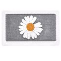 Daisy Non-Slip Bathroom Door Mat - Absorbent Toilet & Entrance Rug