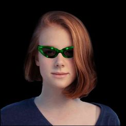 LED Light-Up Sunglasses- Green