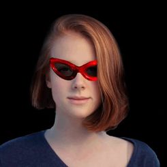 LED Light-Up Sunglasses - Red