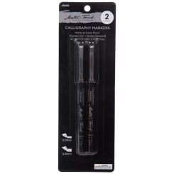 Black Master's Touch Calligraphy Markers - 2 Piece Set