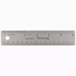 Stainless Steel Ruler with Cork Back