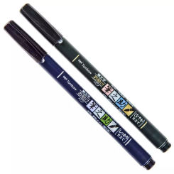 Fudenosuke Calligraphy Brush Pens - 2 Piece Set