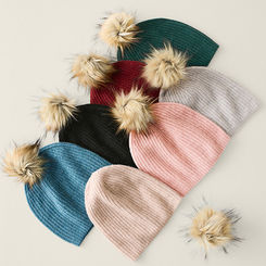 Cashmere Ribbed Hat