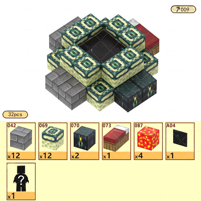 Description Picture 5 of itemMagnetic Building Blocks Mine World Magnet Cube Set for Boy Girl Kid Age 3+ DIY Model Children Stem Minecraft Sensory Toy Gift