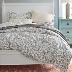 Audrey Paintbrush Flannel Duvet Cover - King/Cal. King - 106 x 94 - Multi