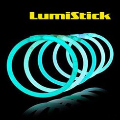 9 Inch Glow Stick Bracelets - Aqua