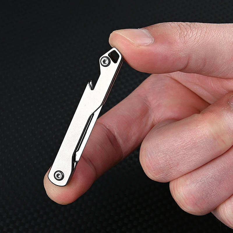Description Picture 6 of itemMini Bottle Opener Scalpel Stainless Steel G10 Folding Knife Outdoor Survival Camping Portable EDC Tool 10 Blade Free