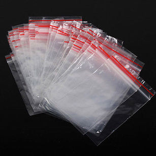 100 Pieces Shop Accessories Resealable Thick Seal Reclosable Zipped Lock Bag