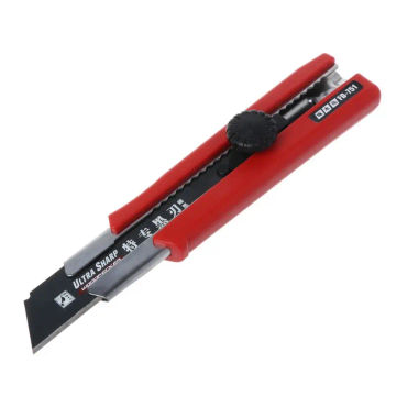 25mm Heavy Duty Large Size Utility Knife Auto Locked Blade Box Cutter Razor Snap Off Retractable Industrial