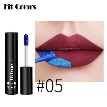 Fit Colors Blue Peel-off Lip Stain Waterproof Lasting Lip Glaze Matte Staying Base Color Lip Tinting Tear Off Liquid Lipstick