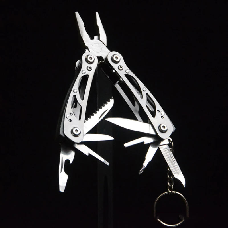 Description Picture 6 of item1/2PCS Portable Mini Multitool 420 Stainless Steel Multitool Pliers Knife Screwdriver for Outdoor Survival Camping Hunting