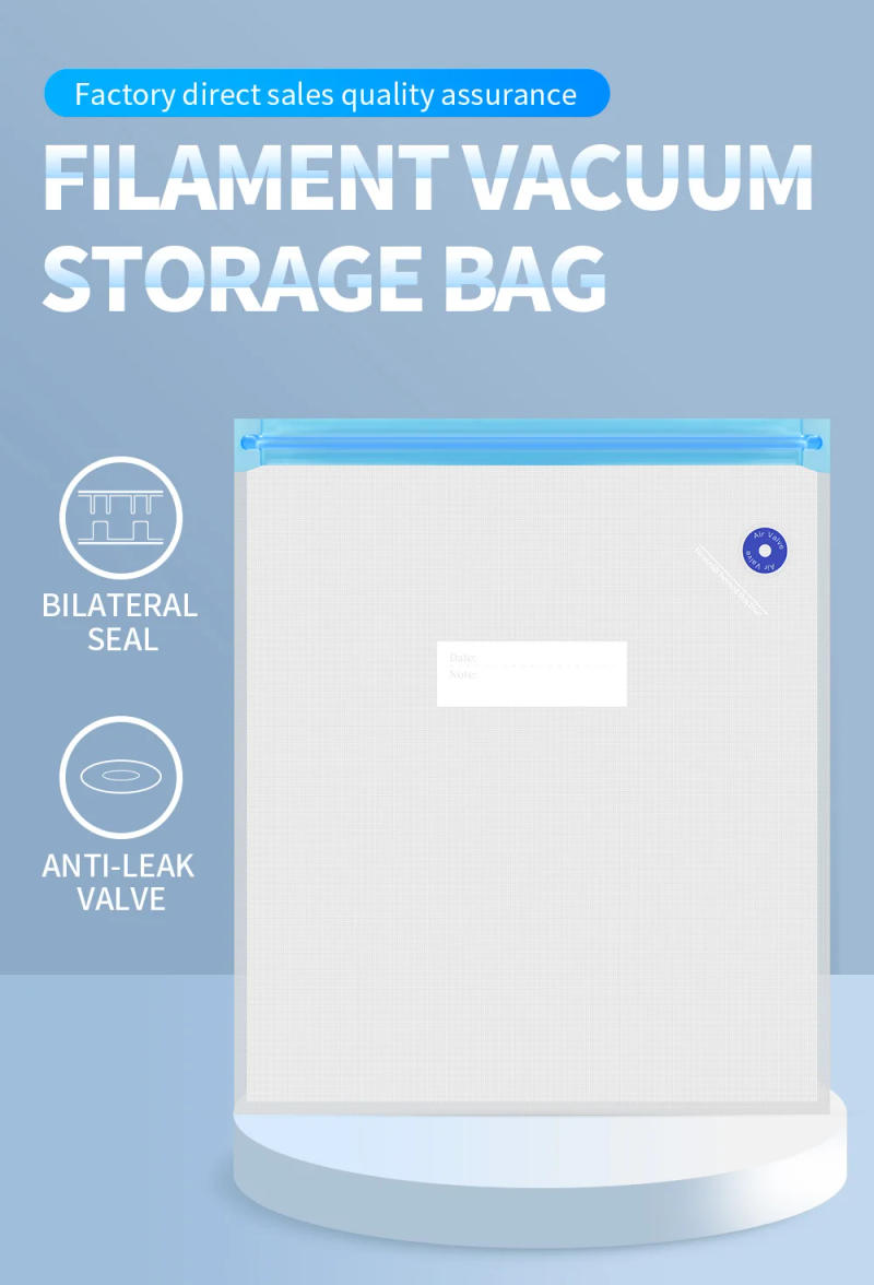 Description Picture 2 of item3D Printer Filament Storage Bag PLA Filament Vacuum Bag Dryer Safekeep Humidity Resistant Sealing Bags Keep Filament Dry Sealed