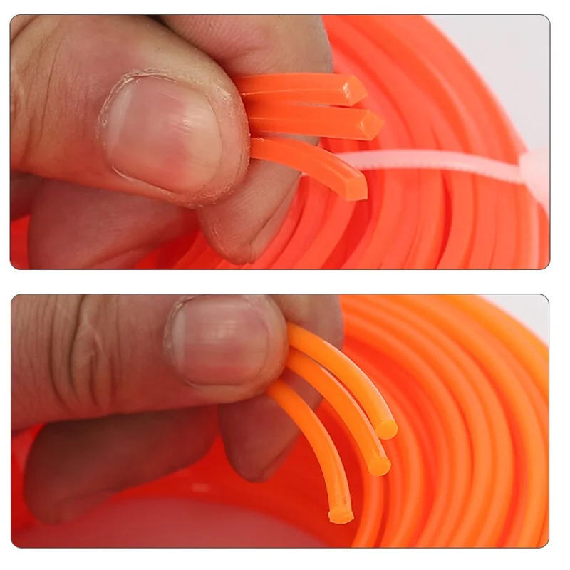 Description Picture 4 of item2mm 2.4mm 3mm 3.5mm 4mm Round Square Nylon Trimmer Line Brush Grass Cutting Weed Rope Strimmer Tool Accessories Lawn Mower Wire