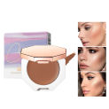 Face Makeup Bronzer Palette Cream Silky Contouring Makeup Cosmetic Highlighter Bronzer Palette Makeup highlighter palette