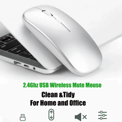 2.4Ghz Wireless Gaming Mouse Single Mode Battery Mouse With USB Receiver For PC Laptop Notebook Adjustable DPI Home&Office Mice