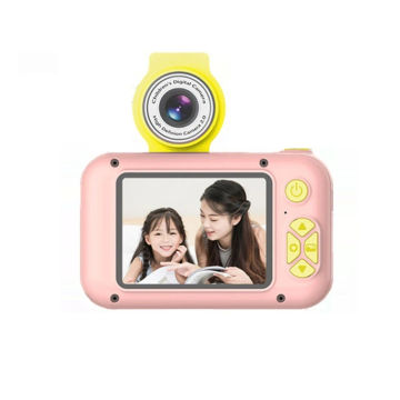 Kids Camera 2.4in IPS Screen 180° Flip Lens Selfie Digital Cam for 4 to 12 Year Old Girl Boy Christmas Birthday Gift Toy