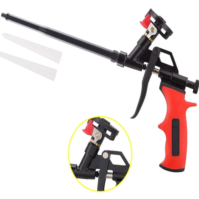 Description Picture 2 of itemBeautiful Seam Glue Gun With Switch Valve Teflon Spray Gun Foaming Agent No-clean Spray Gun Foam Polyurethane Glue Gun