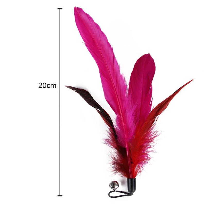 Description Picture 4 of item5-100Pc Interactive Cat Feather Toy Accessories False Mouse Worm Toy with Bell Replacement Refill Foam Ball Training Kitten Toys