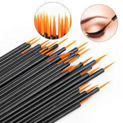 50/100pcs Disposable Eyeliner Makeup Brush Precision Eyeliner Smudge Brush Eyeshadow Smudge Brush Eyeline Makeup Brushes