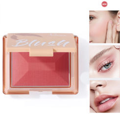 Matte Shimmer Brush Fast shipping Face Powder Makeup Monochrome Smooth Peach Blush Palette Beauty Focallure Cosmetics Lady