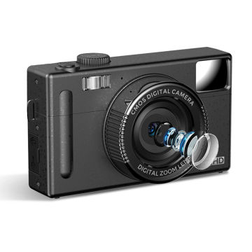 Andoer 48MP Compact Digital Camera 1080P Video Camcorder 3.0