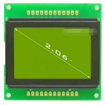 SMR1004-A Yellow green screen 1004A character dot matrix LCD module Yellow green background black words 5V parallel port 10 * 4