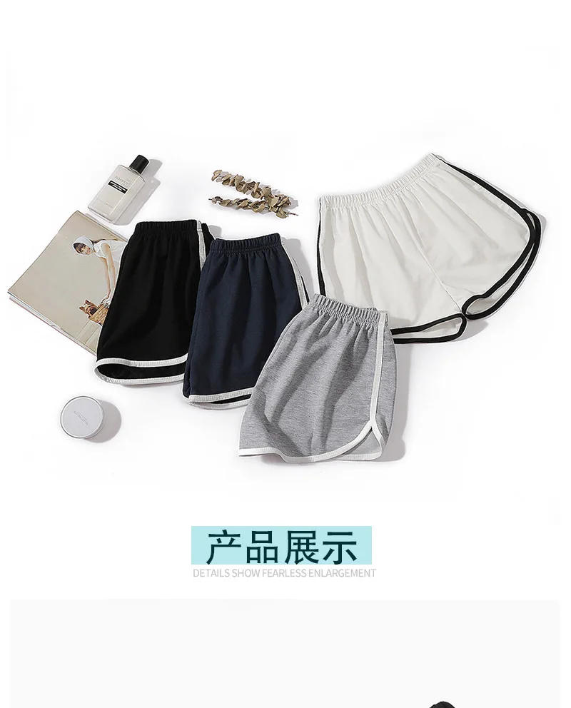 Description Picture 3 of item2023 New Summer Simple Shorts Women's Home Yoga Beachwear Casual Women's Sports Shorts Indoor Outdoor  Korean Clothes