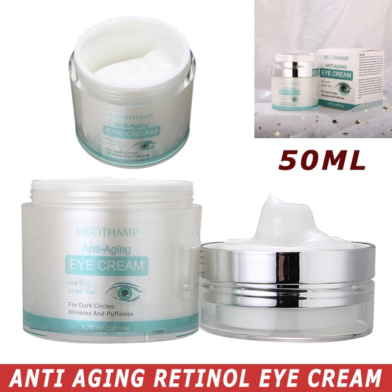 Description Picture 3 of item1pc Anti Aging Retinol Eye Cream Eye Pouch Fine Lines Removal Dark Circles Puffiness Removals Moisturizing Eyes Care