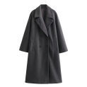 UNIZERA 2023 Autumn/Winter New Women's Wear New Fashion Casual Versatile Soft Loose Long Coat Coat