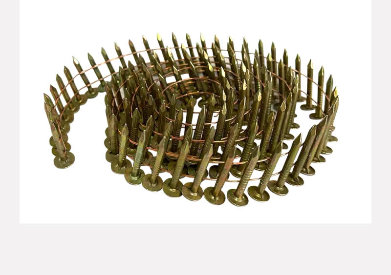 Description Picture 6 of item120pcs Coil Nails Big Cap Nails for CRN45 25mm 32mm Thick Nails for Coil Nailer