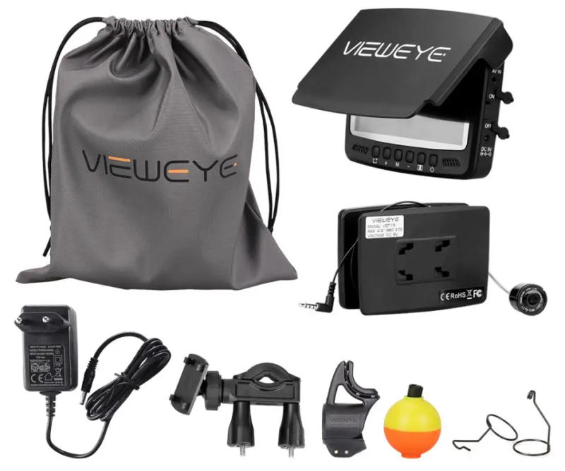 Description Picture 6 of itemViewEye Original Video Fish Finder Underwater Ice Video Fishfinder Fishing Camera 8 Infrared Lamp 4.3